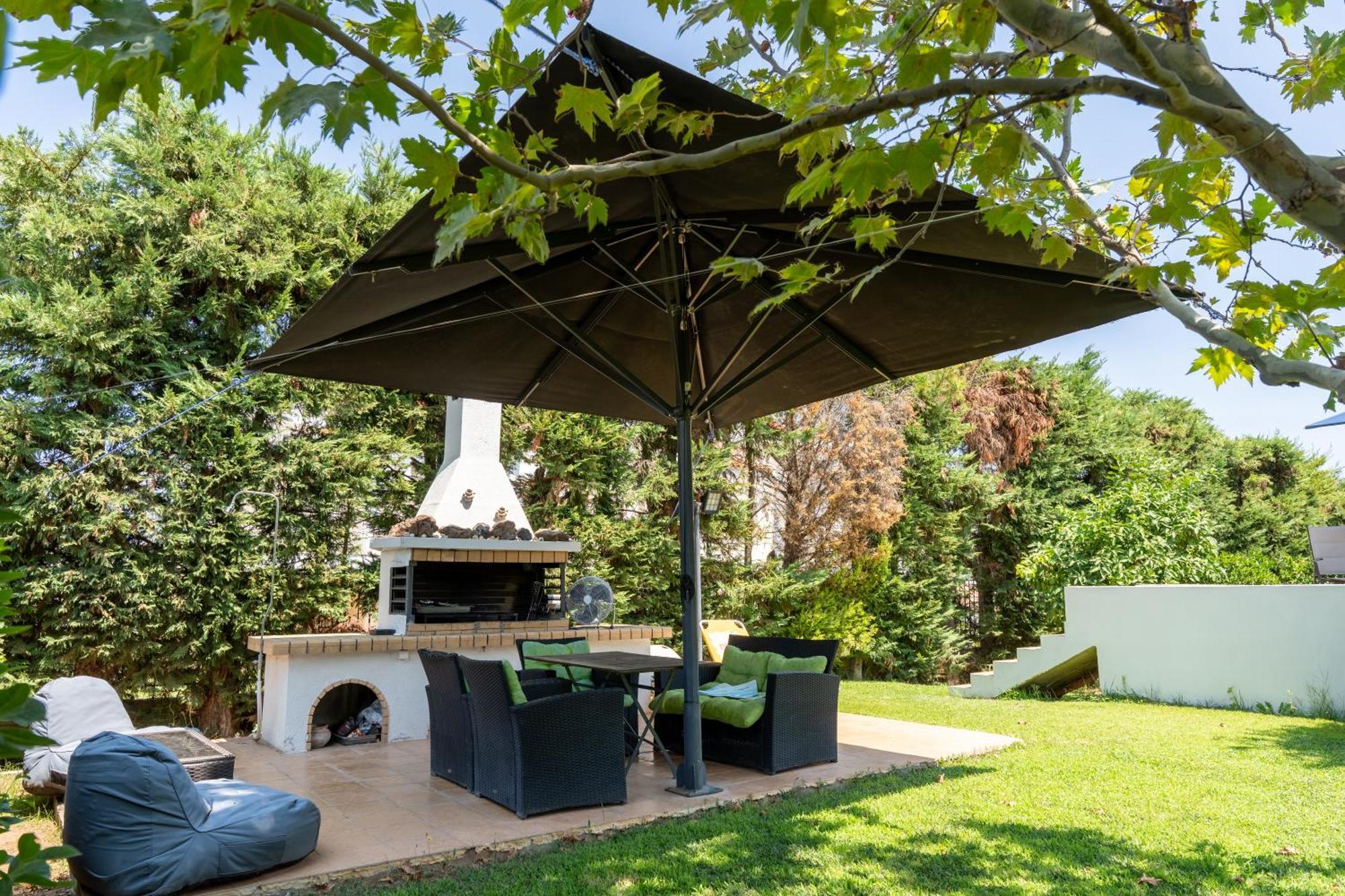 Beautiful Summer Villa In Chalkoutsi Khalkoutsion Екстериор снимка